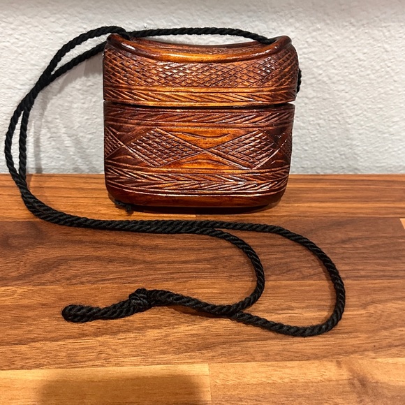 Wooden boho purse - Picture 5 of 5